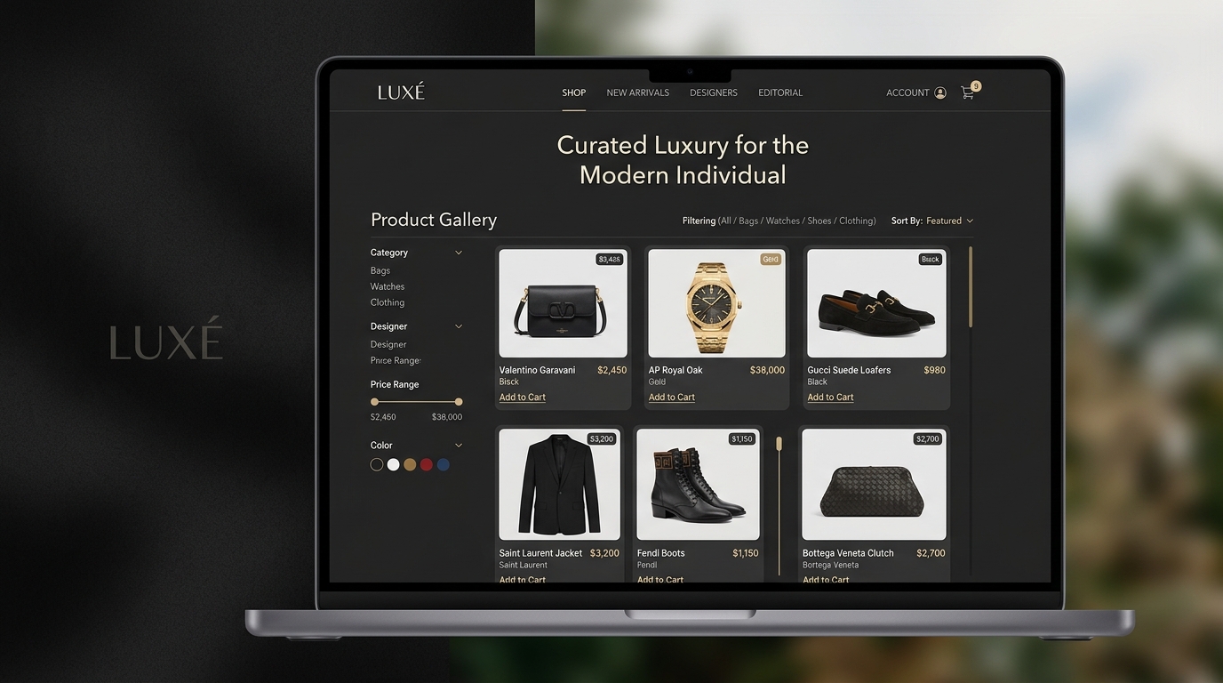 LuxStore E-Commerce